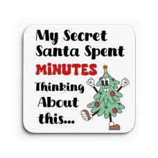 Secret Santa Coaster Funny Colleague Coworker Gift For Christmas