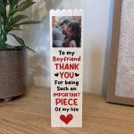 Personalised Boyfriend Gift Building Block Photo Gift For Him