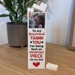 Personalised Boyfriend Gift Building Block Photo Gift For Him