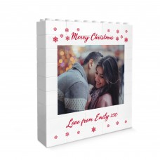 Merry Christmas Gift For Boyfriend Girlfriend Personalised Block