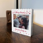 Merry Christmas Gift For Boyfriend Girlfriend Personalised Block Merry Christmas Gift For Boyfriend Girlfriend Personalised Block