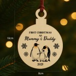 First Christmas As My Mummy And Daddy Personalised Bauble Gift First Christmas As My Mummy And Daddy Personalised Bauble Gift