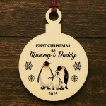 First Christmas As My Mummy And Daddy Personalised Bauble Gift First Christmas As My Mummy And Daddy Personalised Bauble Gift