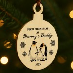 First Christmas As My Mummy And Daddy Personalised Bauble Gift First Christmas As My Mummy And Daddy Personalised Bauble Gift