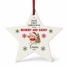 Personalised Your First Christmas As My Mummy And Daddy Star