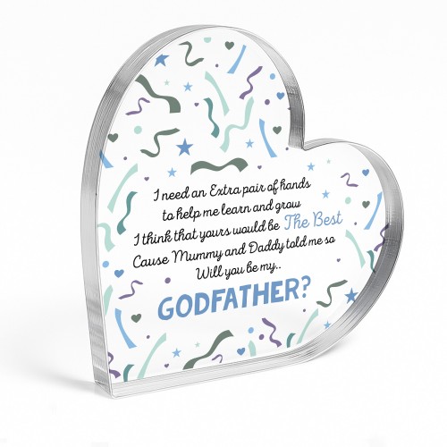 Gift For Godfather Asking Gifts Will You Be My Godfather Heart Gift For Godfather Asking Gifts Will You Be My Godfather Heart