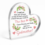 Godmother Gift Godmother Birthday Gifts Will You Be My Godmother
