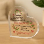Godmother Gift Godmother Birthday Gifts Will You Be My Godmother