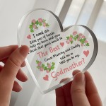 Godmother Gift Godmother Birthday Gifts Will You Be My Godmother