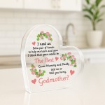 Godmother Gift Godmother Birthday Gifts Will You Be My Godmother