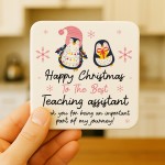 Christmas Gift For The Best TA Gift From Student TA COASTER