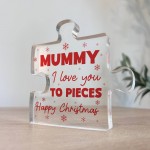 Gift For Mummy Happy Christmas Gift For Mummy Acrylic Puzzle Gift For Mummy Happy Christmas Gift For Mummy Acrylic Puzzle
