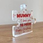 Gift For Mummy Happy Christmas Gift For Mummy Acrylic Puzzle Gift For Mummy Happy Christmas Gift For Mummy Acrylic Puzzle