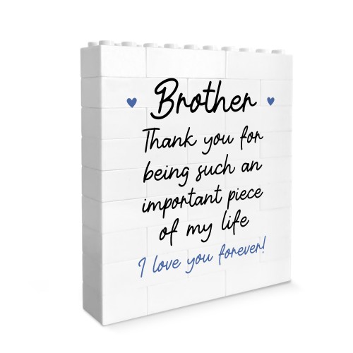 Gift For Brother Building Blocks Puzzle Gift For Him Brother