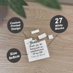 Gift For Brother Building Blocks Puzzle Gift For Him Brother