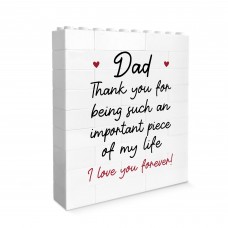 Dad Gifts from Daughter Son Gifts for Dad Building Block