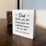 Dad Gifts from Daughter Son Gifts for Dad Building Block