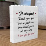 Gift For Grandad Building Blocks Puzzle Gift For Him Grandad