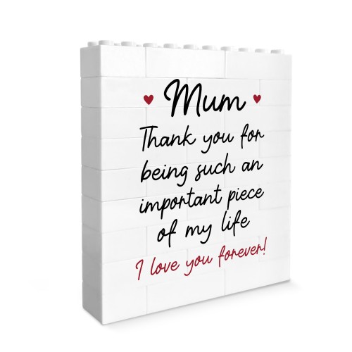 Mum Gift Building Block Birthday Gifts For Mum From Daughter Son