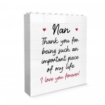 Nan Gifts from Grandchildren Gifts for Nan Building Block