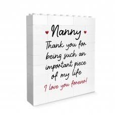Nanny Gifts from Grandchildren Gifts for Nanny Building Block