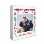 Merry Christmas Gift For Son Daughter Personalised Photo Block Merry Christmas Gift For Son Daughter Personalised Photo Block