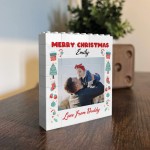 Merry Christmas Gift For Son Daughter Personalised Photo Block Merry Christmas Gift For Son Daughter Personalised Photo Block