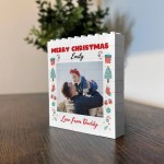 Merry Christmas Gift For Son Daughter Personalised Photo Block Merry Christmas Gift For Son Daughter Personalised Photo Block