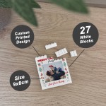 Merry Christmas Gift For Son Daughter Personalised Photo Block Merry Christmas Gift For Son Daughter Personalised Photo Block