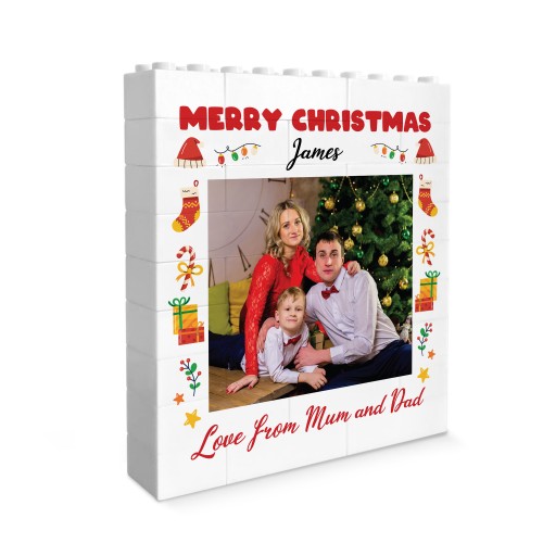 Personalised Merry Christmas Gift For Son Daughter Photo Block Personalised Merry Christmas Gift For Son Daughter Photo Block