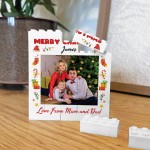 Personalised Merry Christmas Gift For Son Daughter Photo Block Personalised Merry Christmas Gift For Son Daughter Photo Block