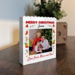 Personalised Merry Christmas Gift For Son Daughter Photo Block Personalised Merry Christmas Gift For Son Daughter Photo Block