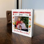 Personalised Merry Christmas Gift For Son Daughter Photo Block Personalised Merry Christmas Gift For Son Daughter Photo Block