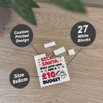 Funny Secret Santa Gift Building Blocks Puzzle Gift For Him Her 