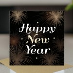 Happy New Year Greetings Card New Years Eve Card Friends Family