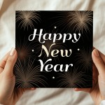 Happy New Year Greetings Card New Years Eve Card Friends Family