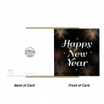 Happy New Year Greetings Card New Years Eve Card Friends Family
