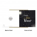Happy New Year Card New Years Eve Celebration Greetings Card 