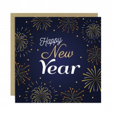 Happy New Year Card For Friends Family 145x145mm New Years Eve