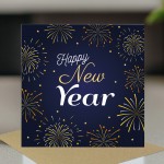 Happy New Year Card For Friends Family 145x145mm New Years Eve