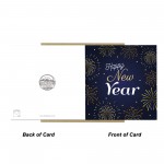 Happy New Year Card For Friends Family 145x145mm New Years Eve