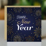 Happy New Year Card For Friends Family 145x145mm New Years Eve
