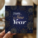 Happy New Year Card For Friends Family 145x145mm New Years Eve