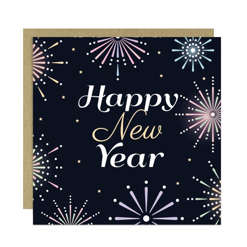 New Year Card For Family and Friends New Years Eve Celebration