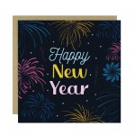 Happy New Year Celebration Card For Family and Friends New Years