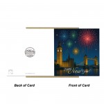 New Year Card Firework London New Years Eve Celebration
