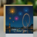 Happy New Year Greetings Card For Family Friends London New Year