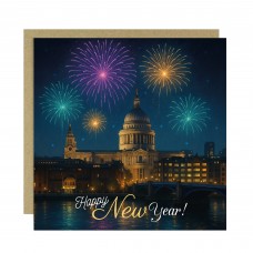 New Year Card For Family Friends and Neighbours New Years Eve