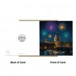 New Year Card For Family Friends and Neighbours New Years Eve