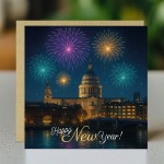 New Year Card For Family Friends and Neighbours New Years Eve